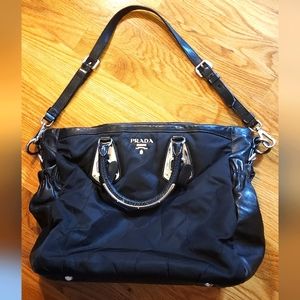 Prada Crispy Nylon Tote